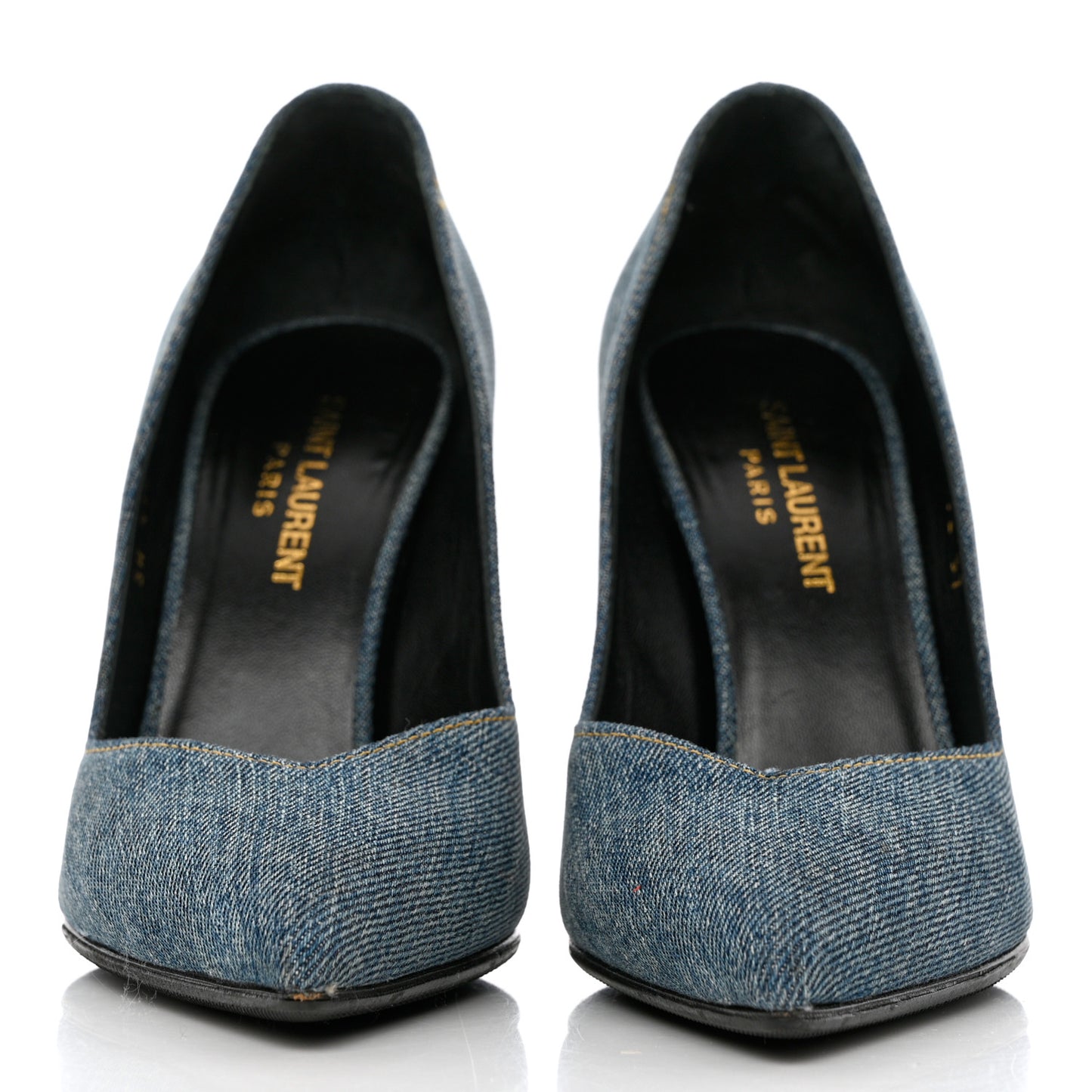 Denim Classic Paris Escarpin V 105 Skinny Pumps 37 Light Blue