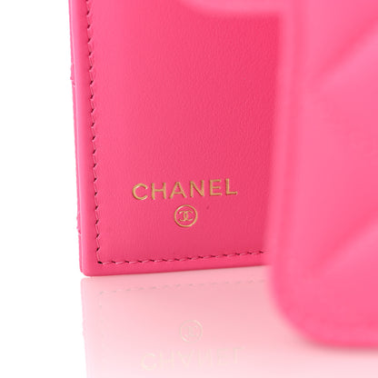 Chanel Caviar Quilted Medium Flap Wallet Pink 6 of 9