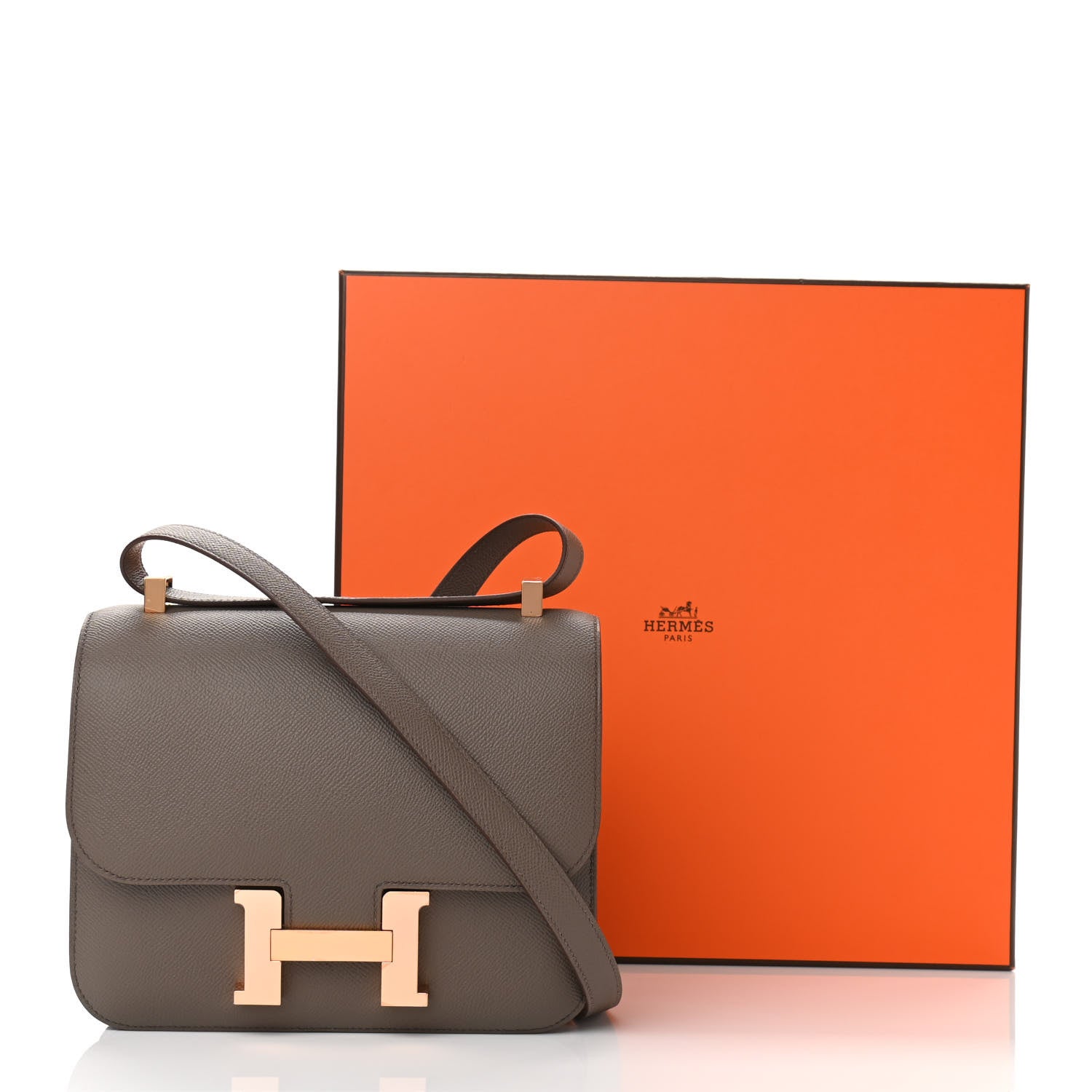 Hermes Epsom Constance 24 Etain 10 of 10