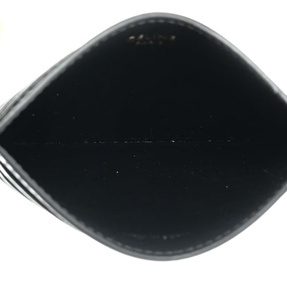 Celine Shiny Calfskin Triomphe Card Holder Black 5 of 7