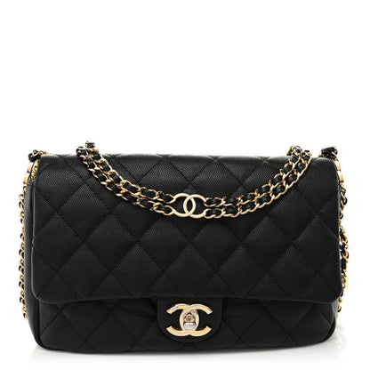 Chanel Caviar Quilted Small CC You Flap Black 1 of 10