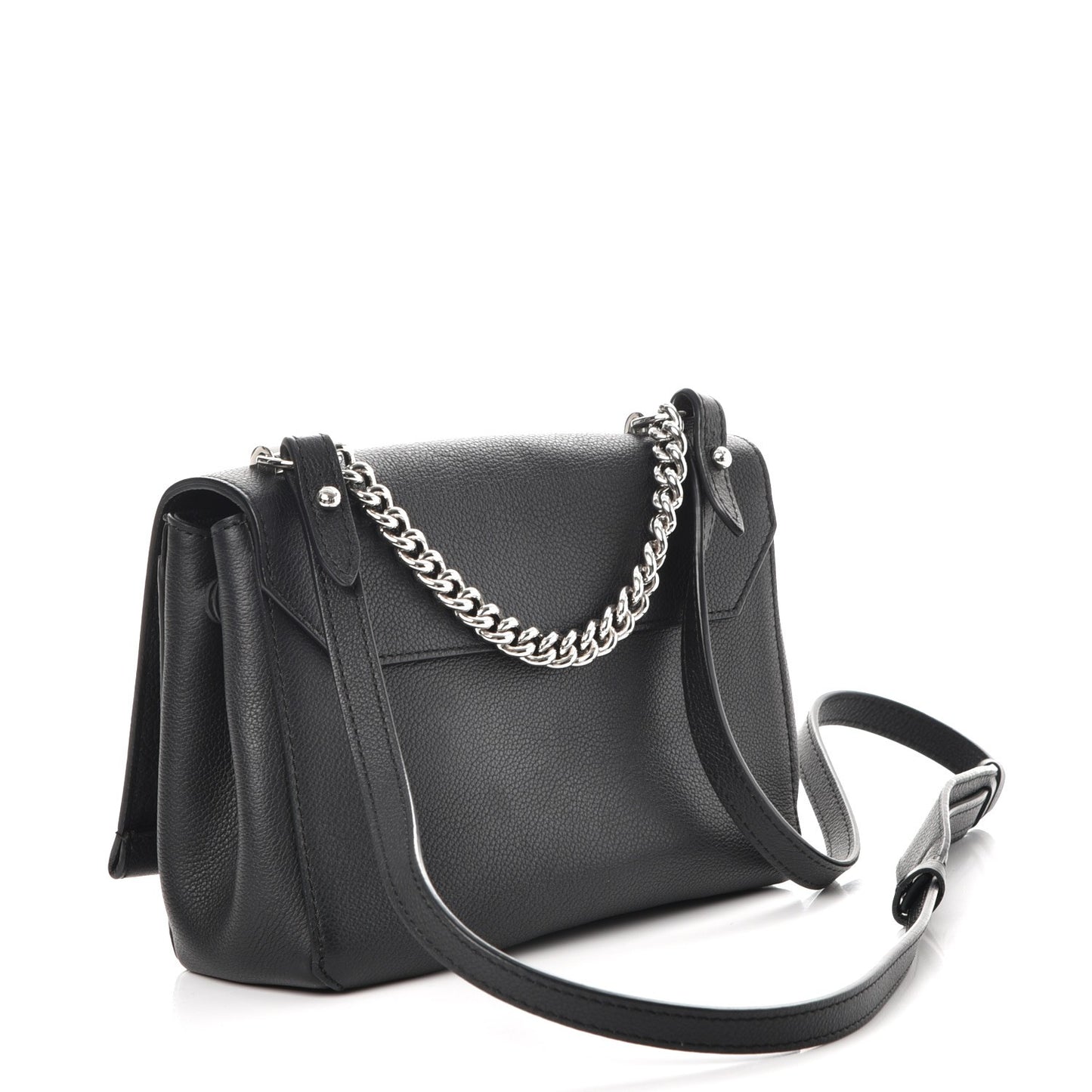 Calfskin Lockme II Chain Bag BB Black
