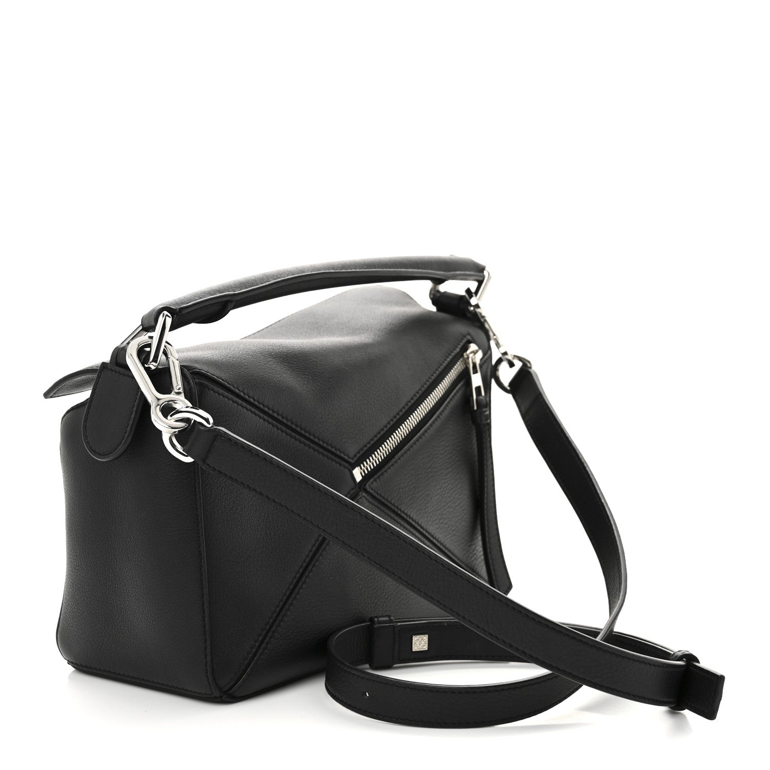 Loewe Calfskin Small Puzzle Bag Black 3 of 14