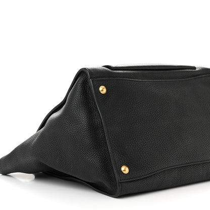 Prada Vitello Daino Shopping Tote Black 9 of 12