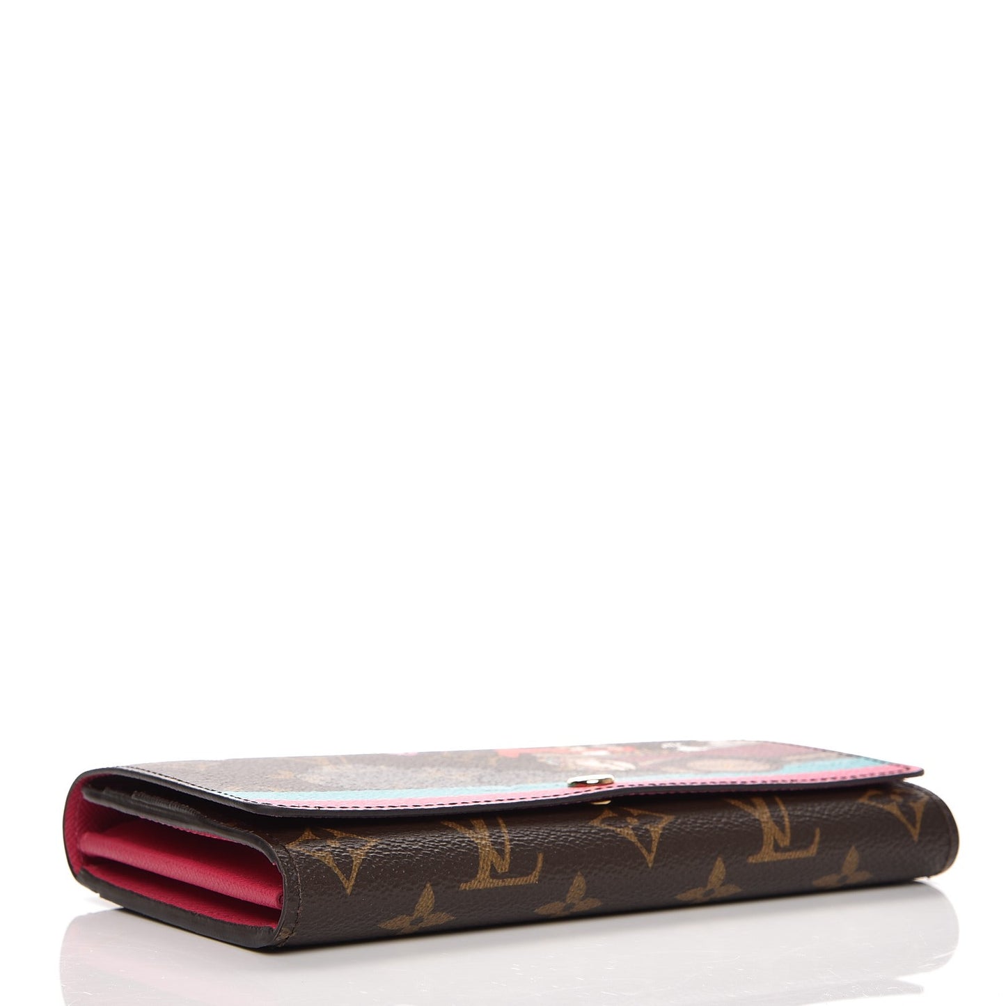 Monogram 2015 Christmas Animation Sarah Wallet Hibiscus