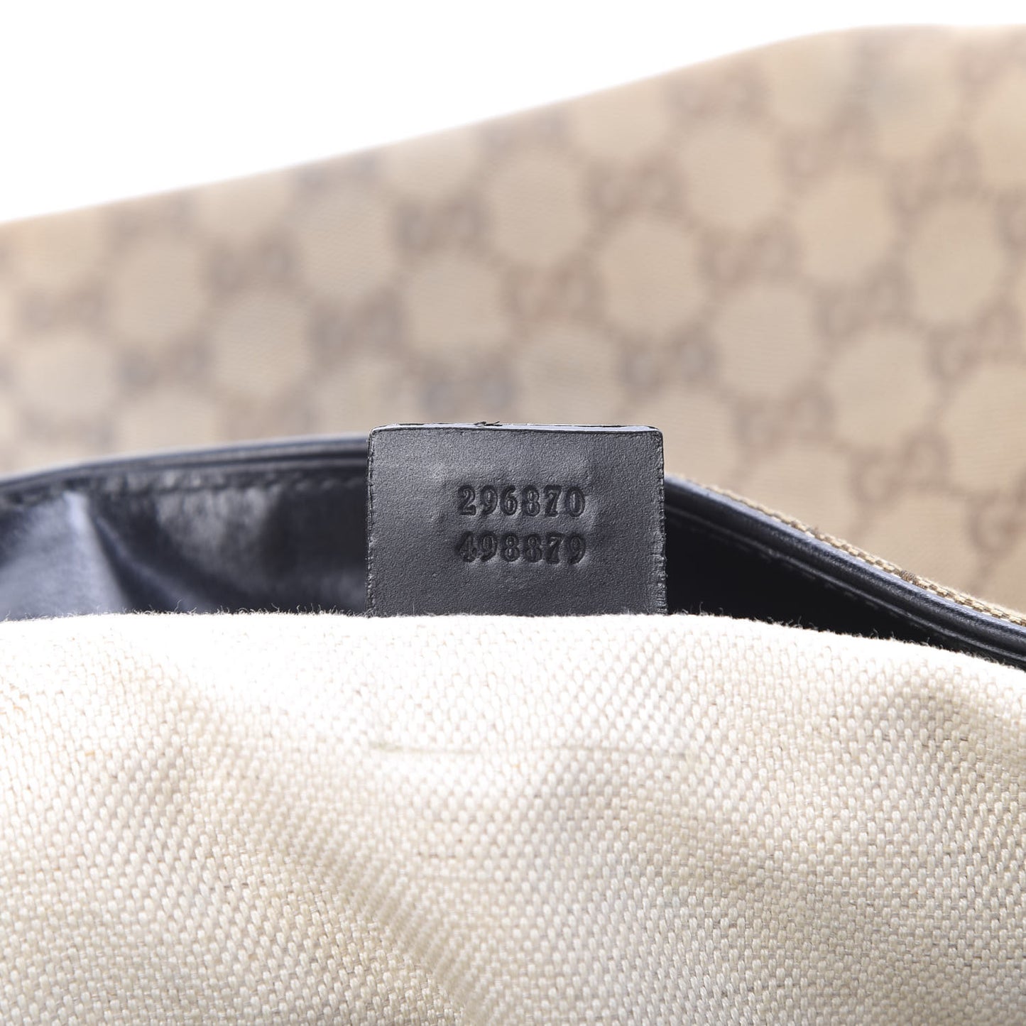 Monogram Medium Patti Stud Hobo Black