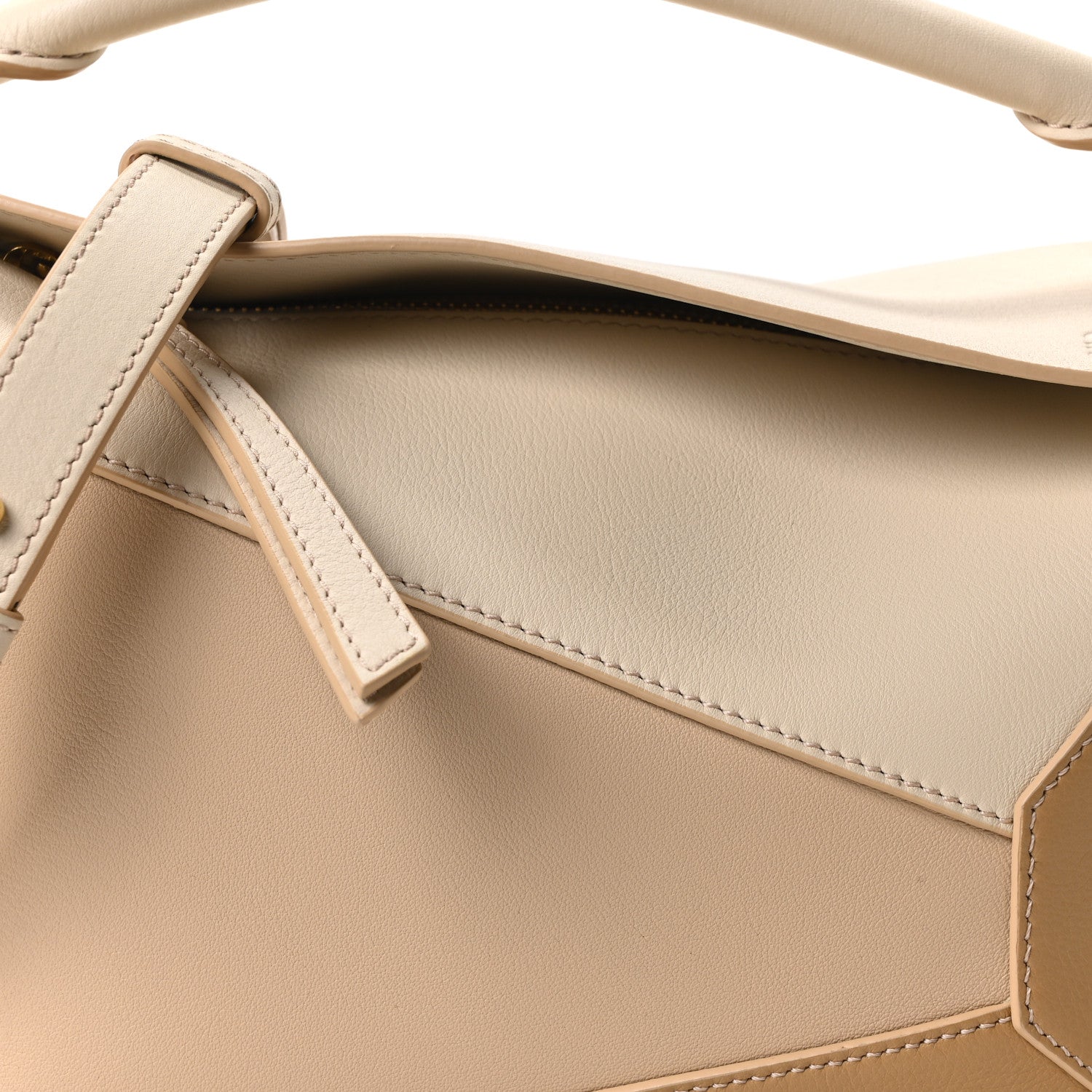 Loewe Calfskin Small Puzzle Edge Bag Angora Beige 7 of 9