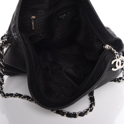 Chanel Lambskin Large Ultimate Soft Tote Black 5 of 7