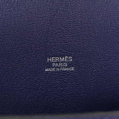 Hermes Taurillon Clemence Jypsiere 31 Bleu Encre 6 of 13