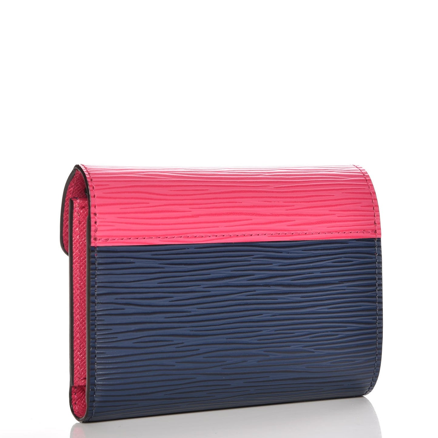 Epi Victorine Wallet Indigo Hot Pink