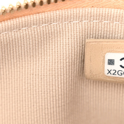 Chanel Caviar Quilted Mini Bowling Bag Beige 7 of 10