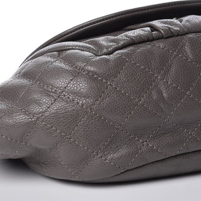 Chanel Caviar Large Half Moon Flap Taupe 9 of 10