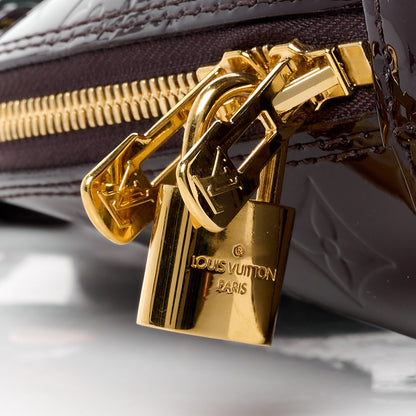 Louis Vuitton Vernis Alma BB Amarante 9 of 12