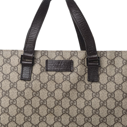 Gucci GG Plus Monogram Flat Vertical Tote Brown 10 of 10