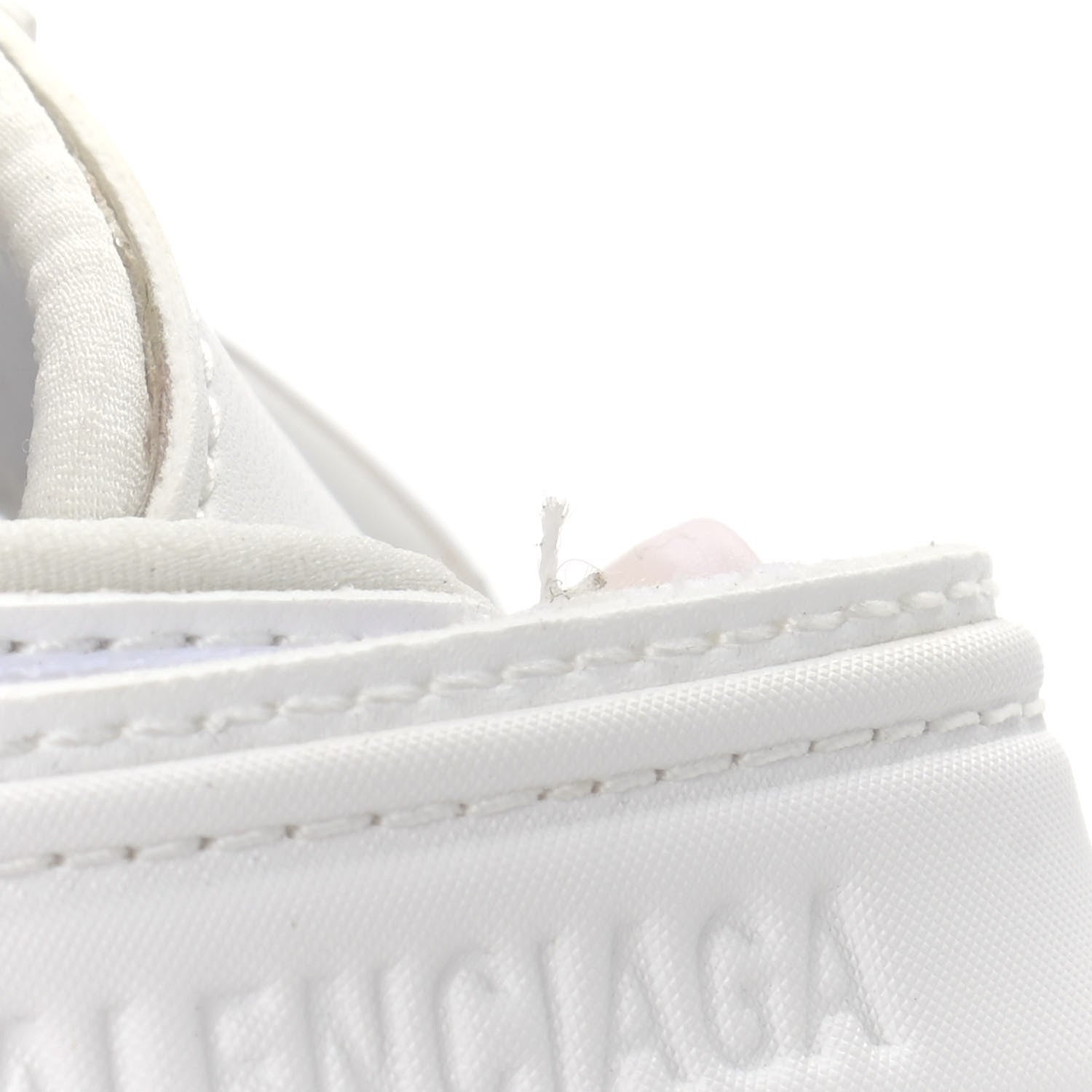 Balenciaga Neoprene Rubber Womens Track Sandals 35 White 9 of 9