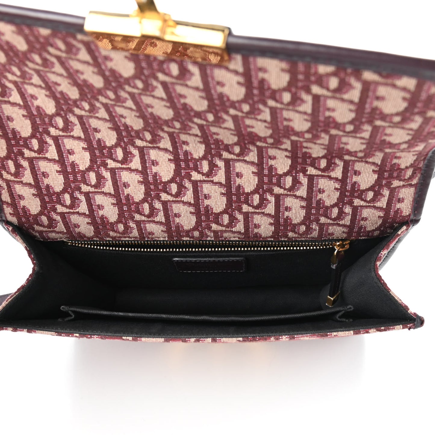 Oblique 30 Montaigne Flap Bag Burgundy