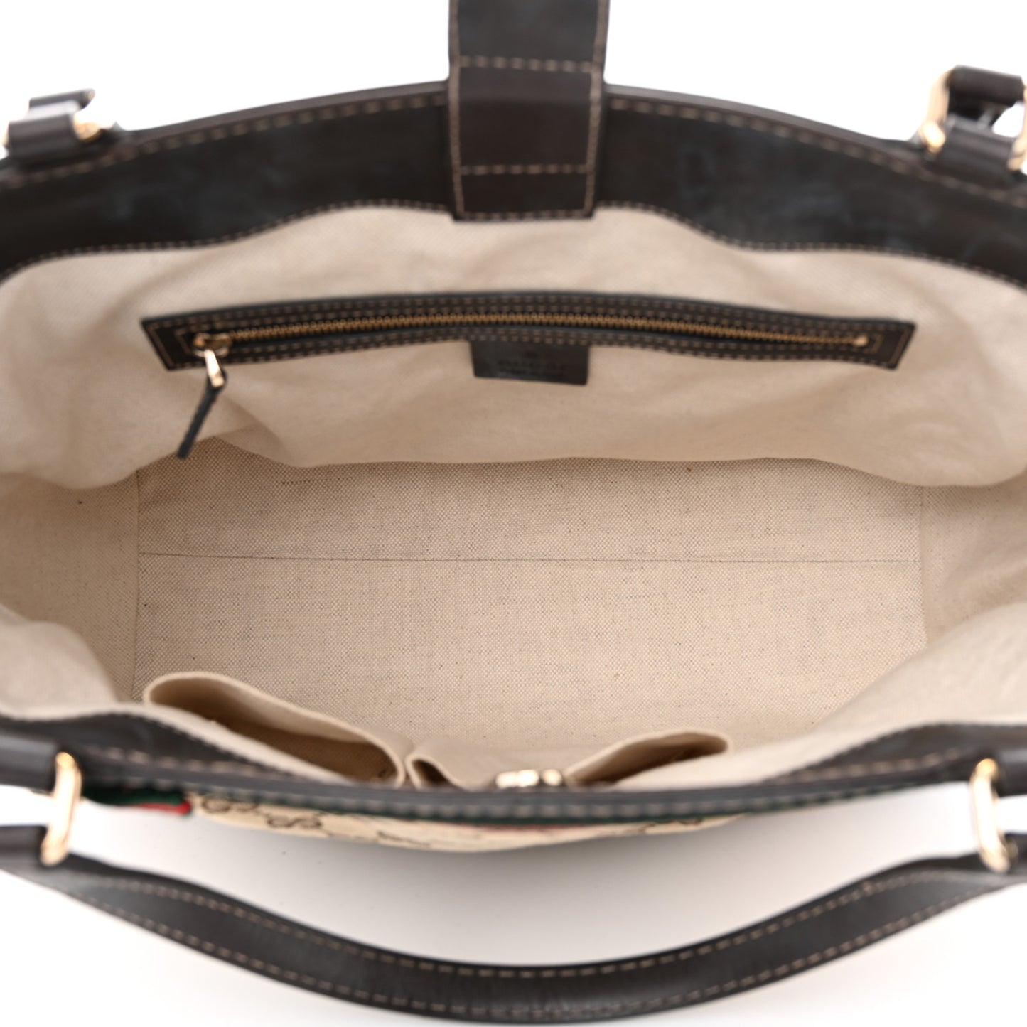 Monogram Web Medium Mayfair Tote Dark Brown