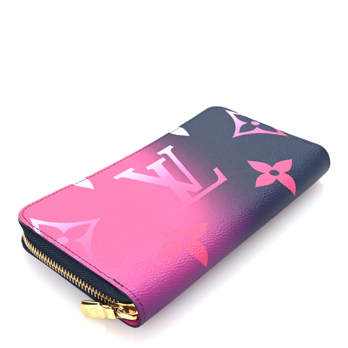 Monogram Giant Spring In The City Zippy Wallet Midnight Fuchsia