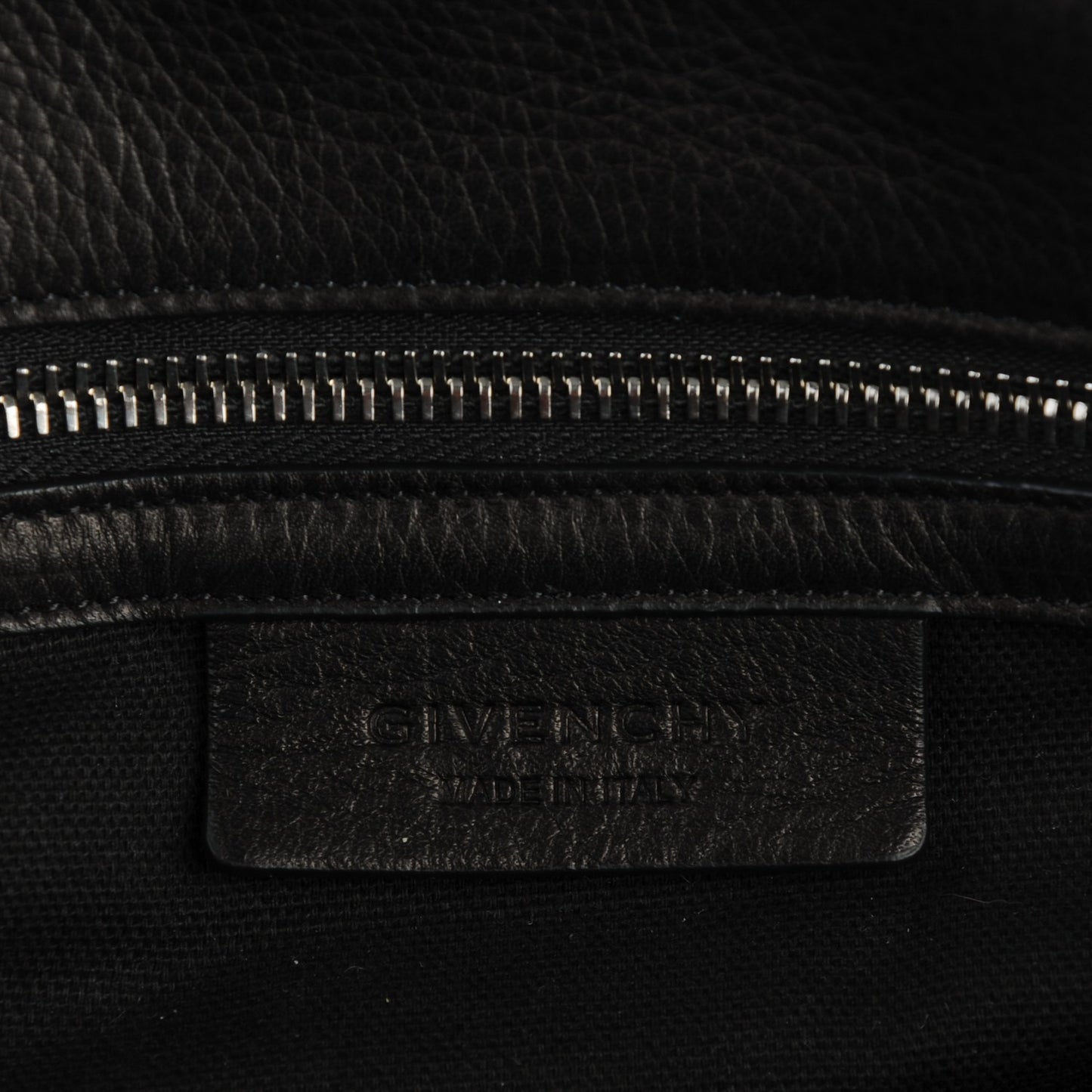 Waxy Grained Calfskin Medium Pandora Pure Flap Bag Black