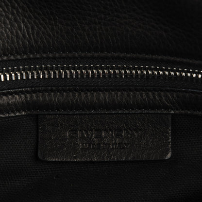 Givenchy Waxy Grained Calfskin Medium Pandora Pure Flap Bag Black 6 of 7