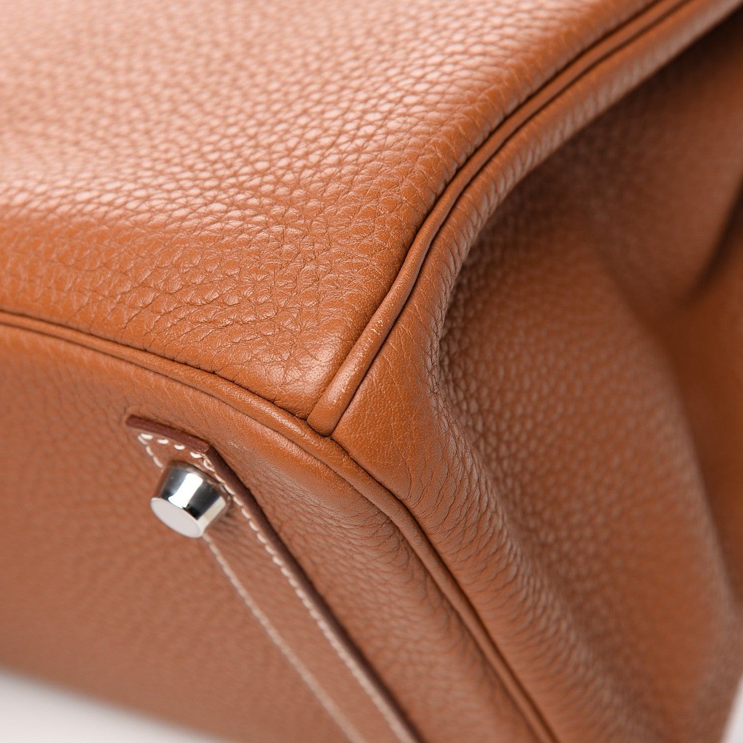 Hermes Taurillon Clemence Birkin 30 Gold 32 of 34