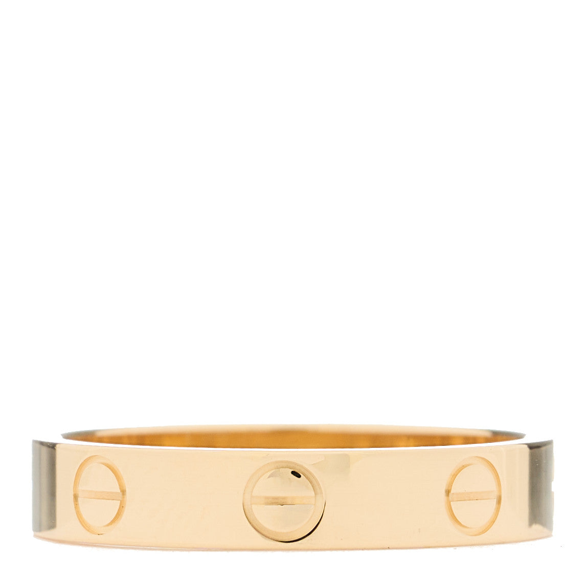 Cartier 18K Yellow Gold 3.5mm LOVE Wedding Band Ring 53 6.25 3 of 6