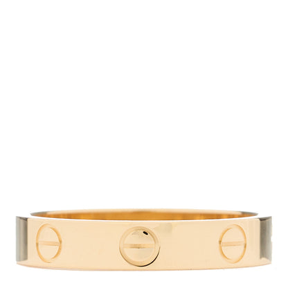 Cartier 18K Yellow Gold 3.5mm LOVE Wedding Band Ring 53 6.25 3 of 6