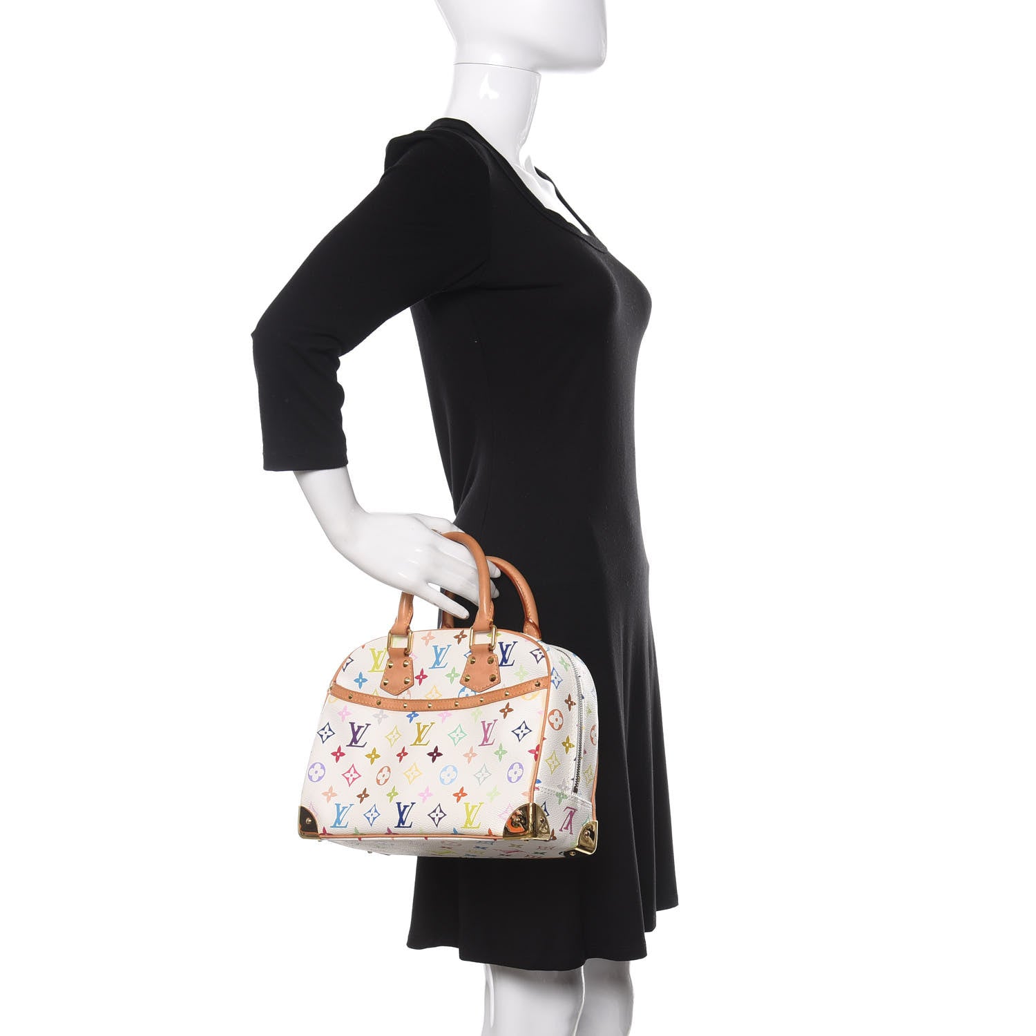 Louis Vuitton Monogram Multicolor Trouville White 2 of 7