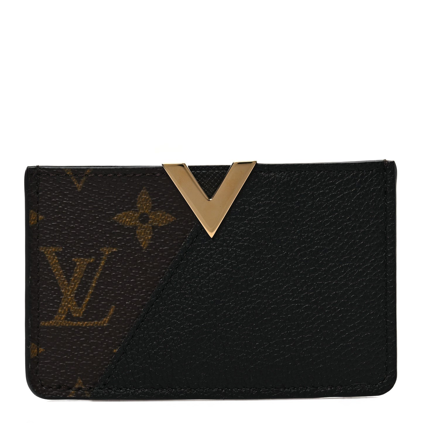 Monogram Calfskin Kimono Card Holder Black
