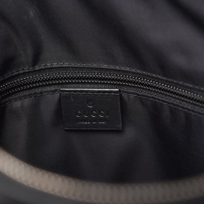 Gucci GG Supreme Monogram Web Messenger Bag Black 6 of 9