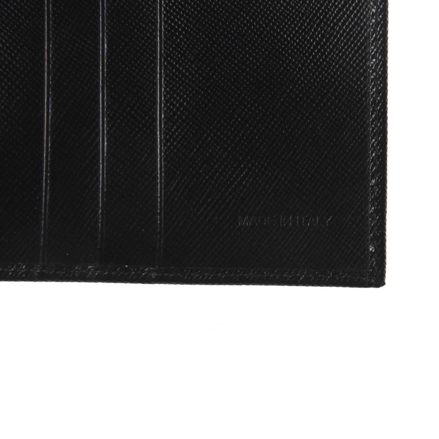 Saffiano Bi-Fold Wallet Black