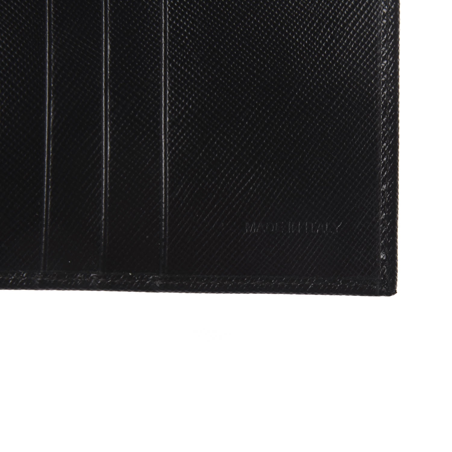 Prada Saffiano Bi-Fold Wallet Black 5 of 6