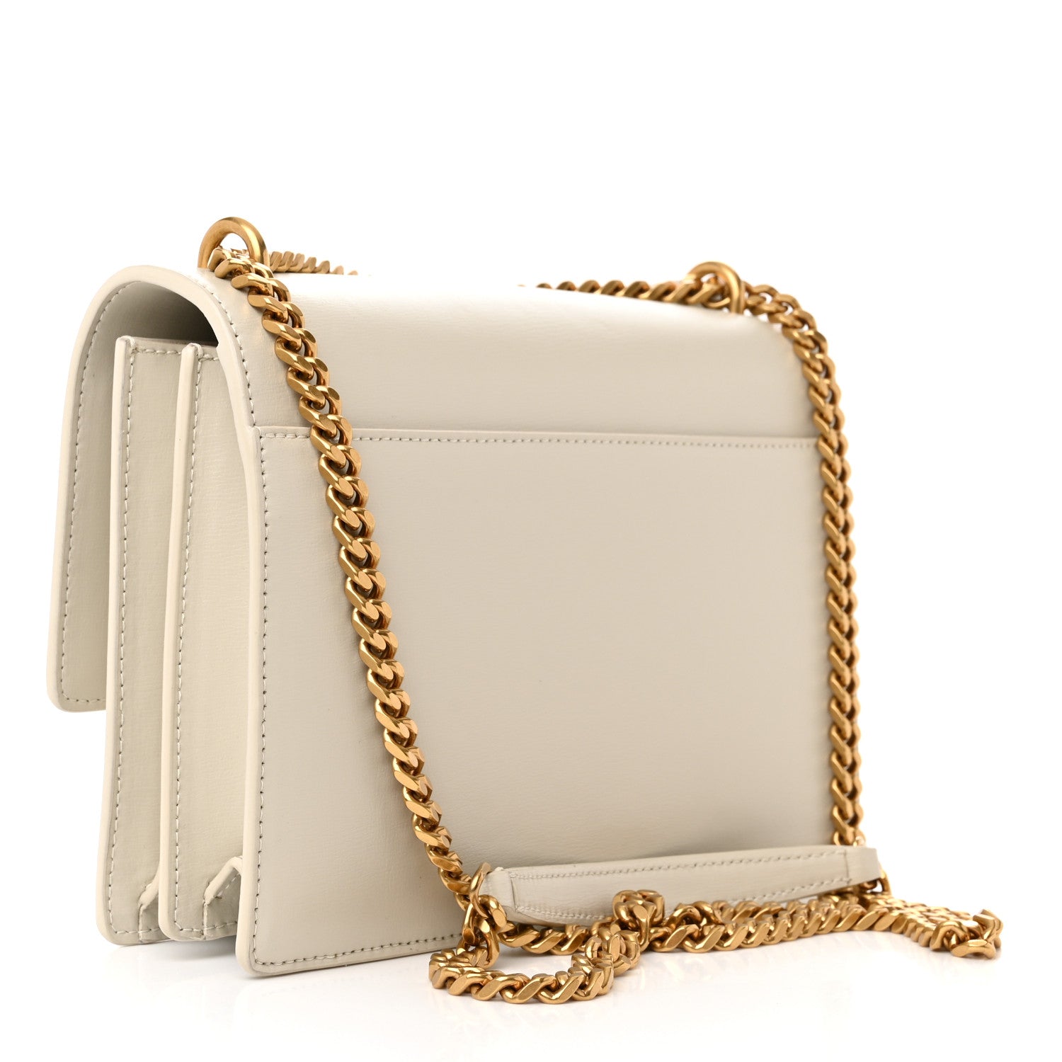 Saint Laurent Calfskin Medium Monogram Sunset Crema Soft 3 of 12