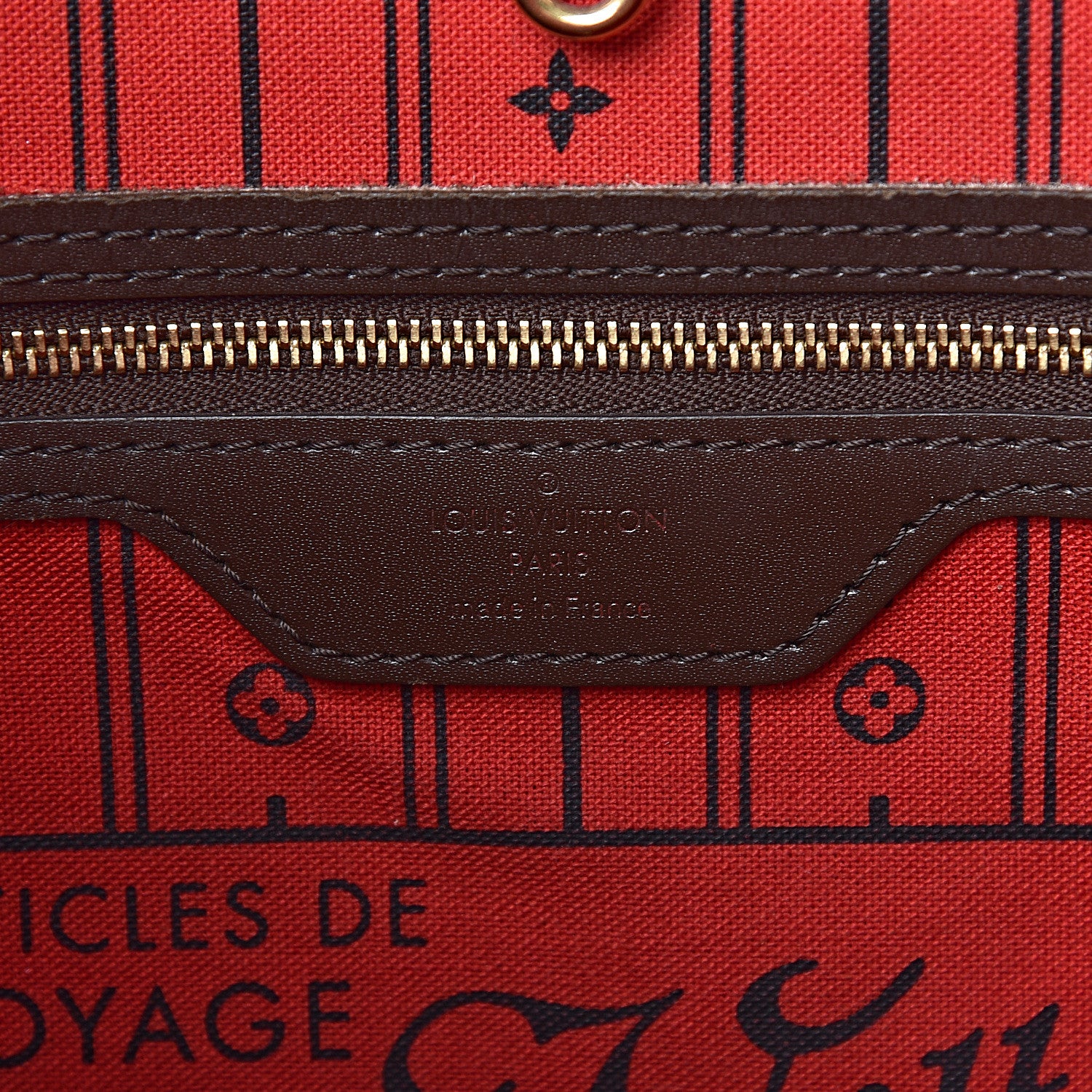 Louis Vuitton Damier Ebene Neverfull MM 6 of 16