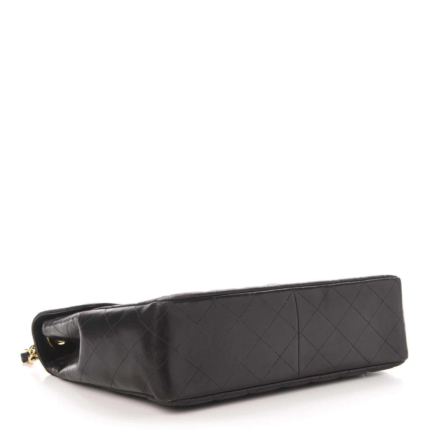 Chanel Lambskin Quilted Jumbo Single Flap Black 4 of 11