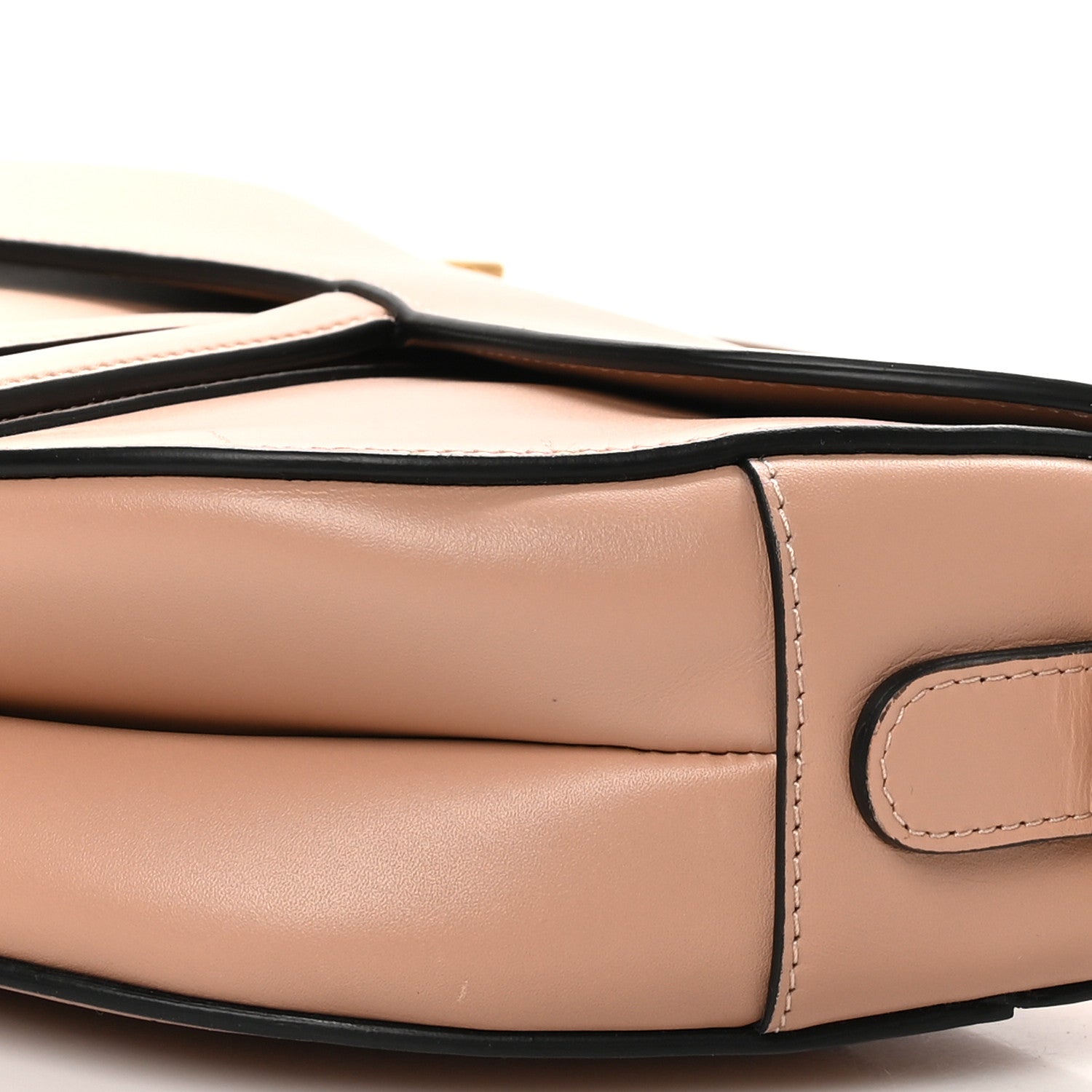 Christian Dior Calfskin Saddle Bag Pink 10 of 12