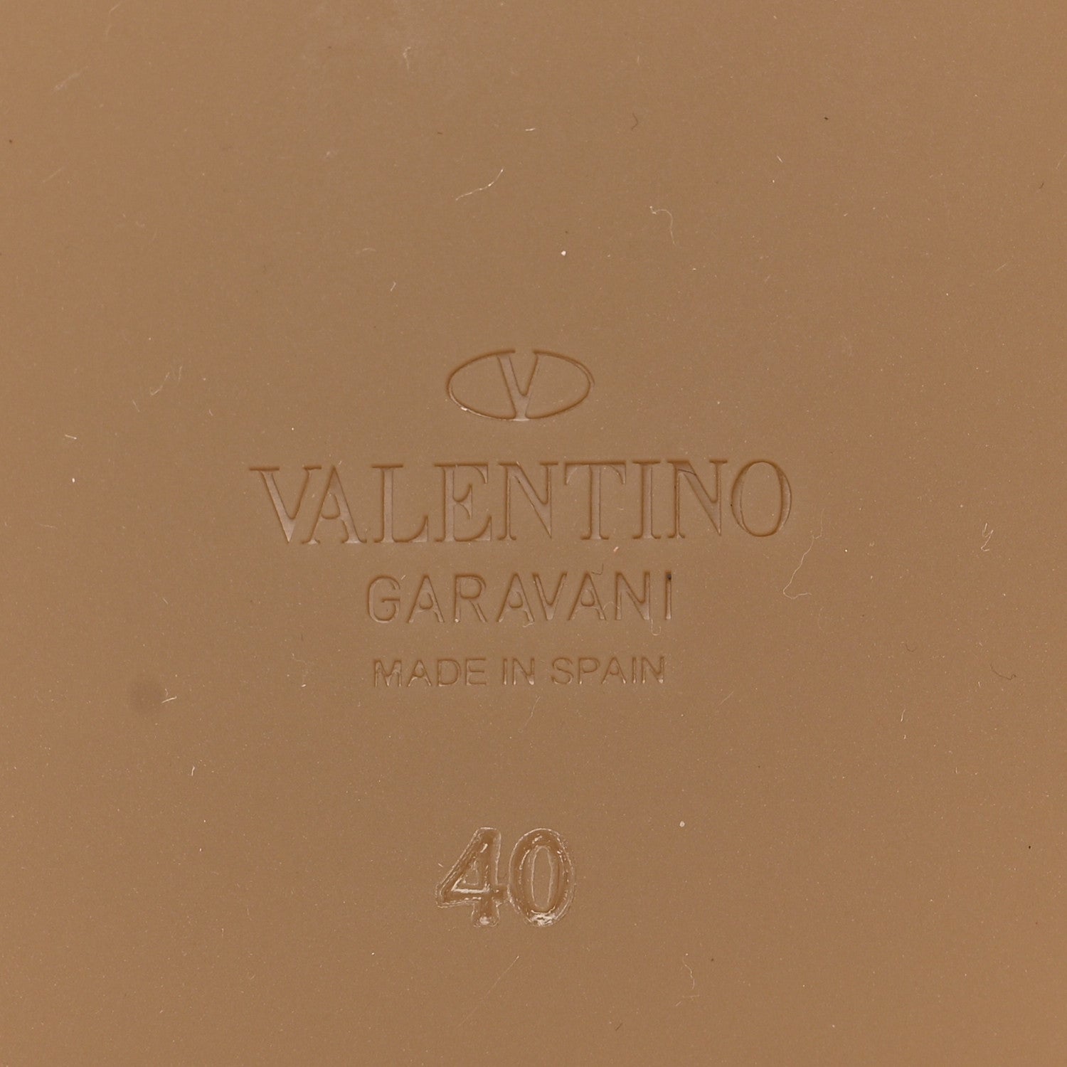 Valentino Garavani Calfskin Silk Woven Rockstud Torchon 5mm Sandals 40 Poudre 6 of 9