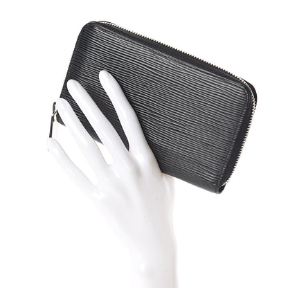 Louis Vuitton Epi Zippy Compact Wallet Black 2 of 9