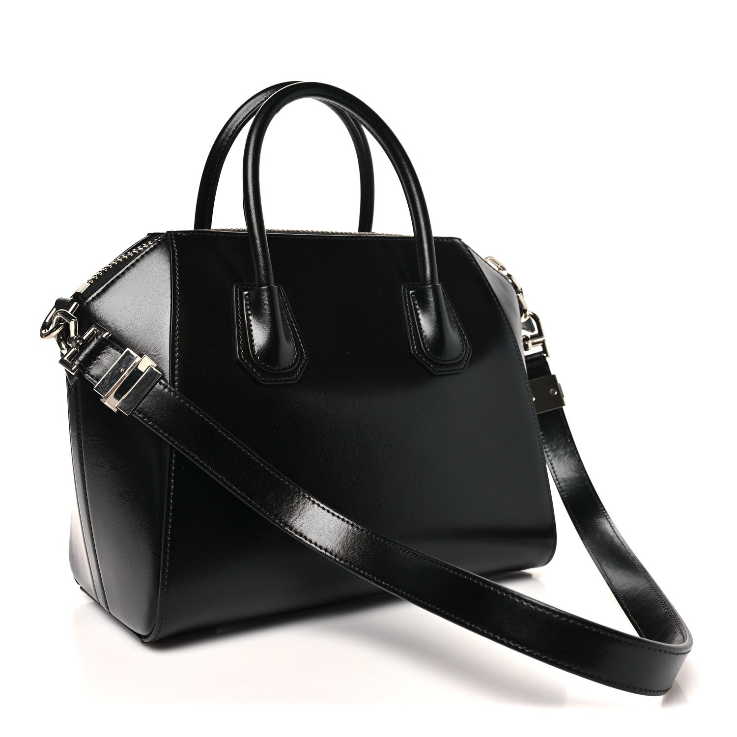 Givenchy Shiny Lord Calfskin Small Antigona Black 3 of 10