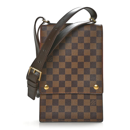 Louis Vuitton Damier Ebene Portobello Travel Shoulder Bag 1 of 9