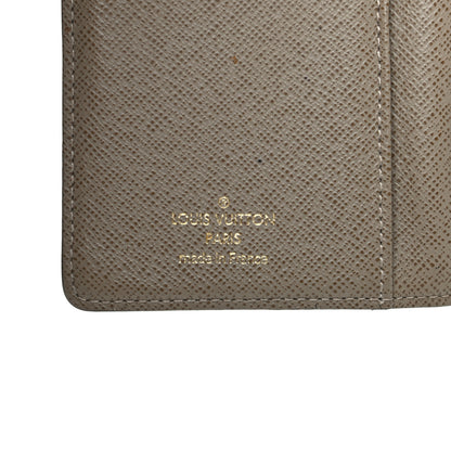 Louis Vuitton Damier Ebene Labels Small Ring Agenda Cover 6 of 7