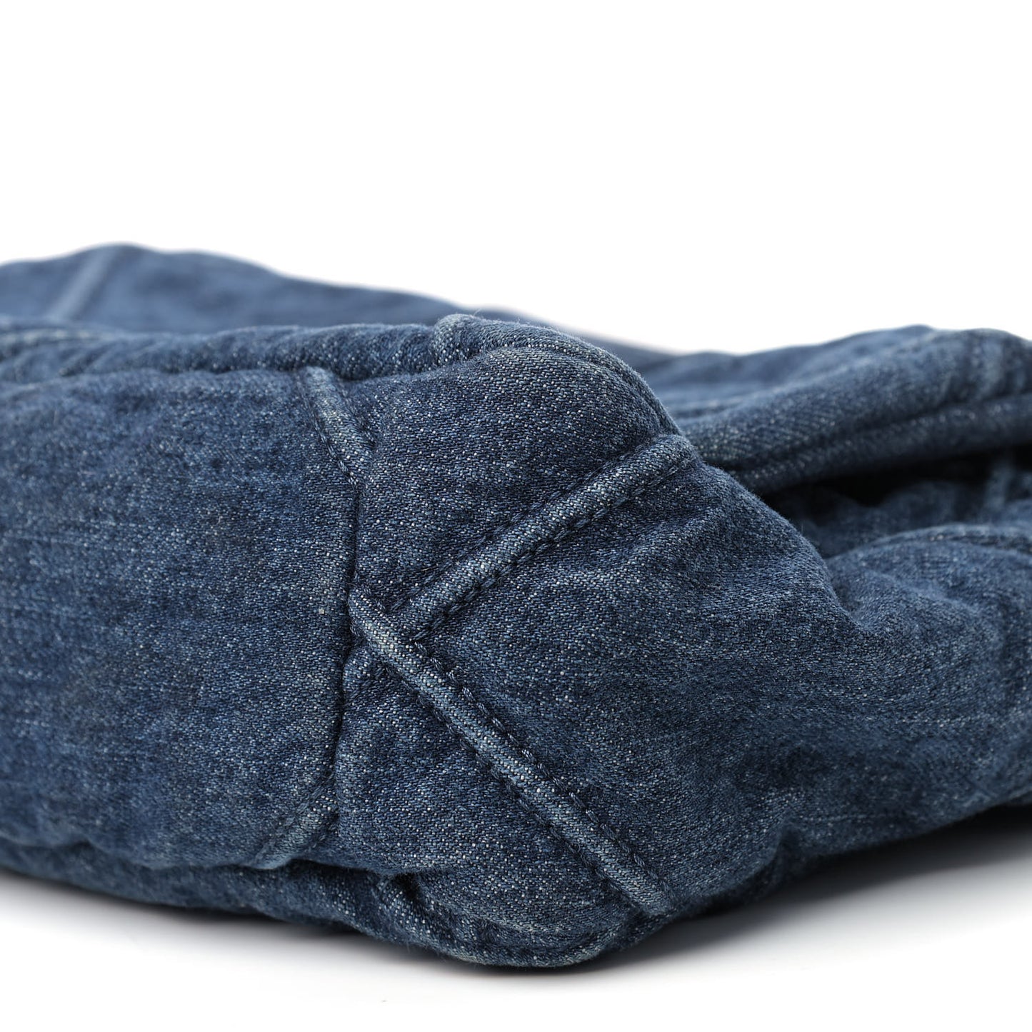 Denim Quilted Medium Chanel 19 Flap Blue