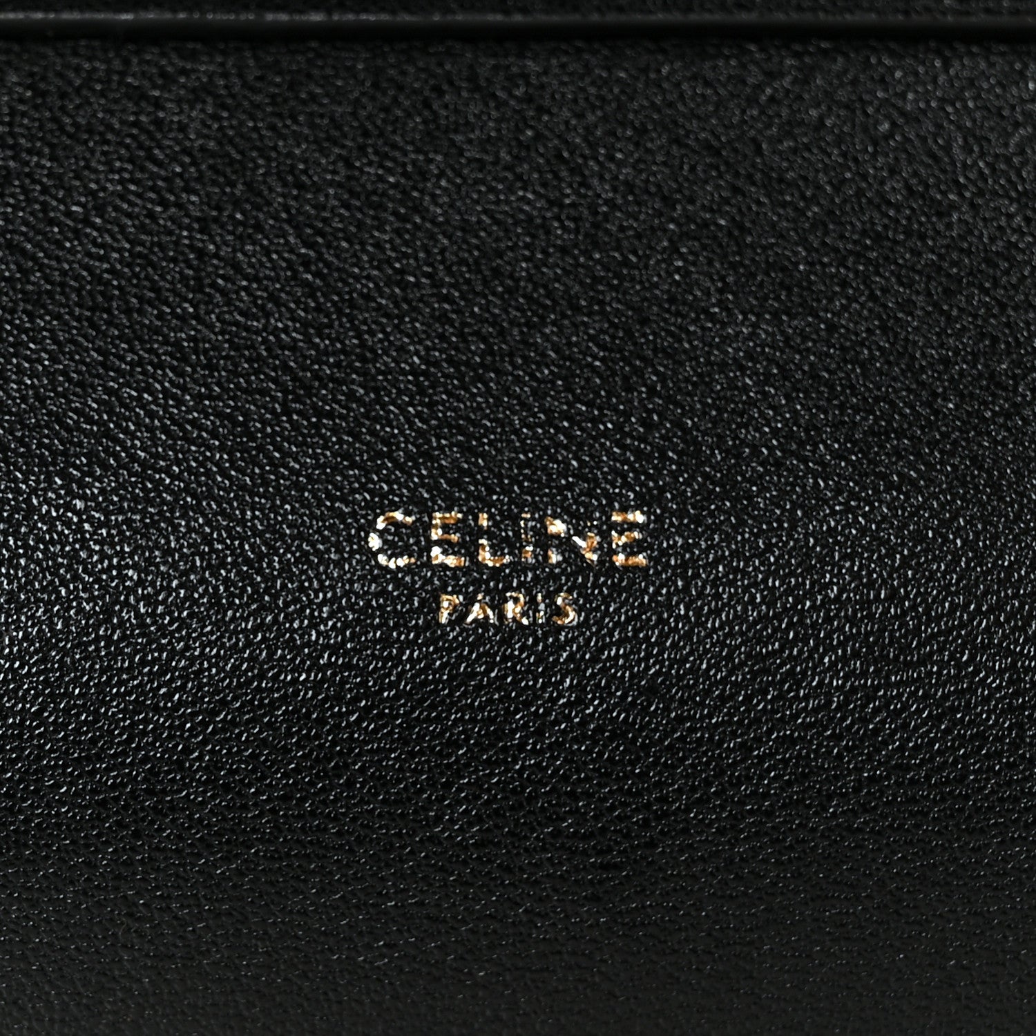 Celine Supple Shiny Lambskin Medium Smiling New Luggage Black 6 of 11