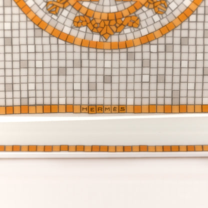 Hermes Porcelain Mosaique au 24 Gold Sushi Plate 3 of 7