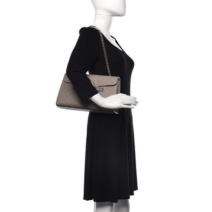 Gucci Soft Guccissima Medium Emily Chain Shoulder Bag Storm Grey 2 of 9
