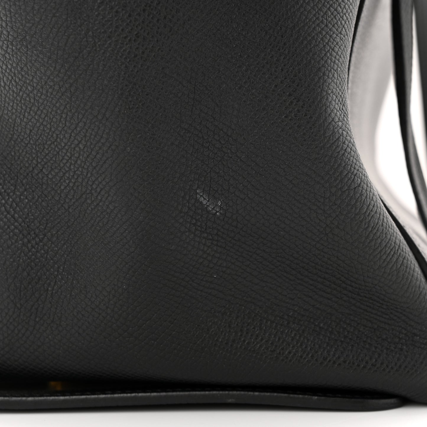 Grained Calfskin Mini Belt Bag Black