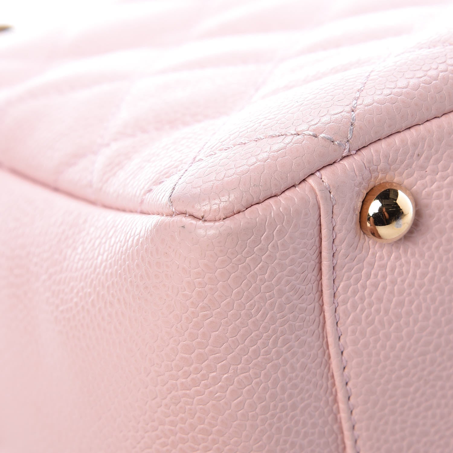 Chanel Caviar Quilted Petit Timeless Shopping Tote PTT Pink 10 of 12