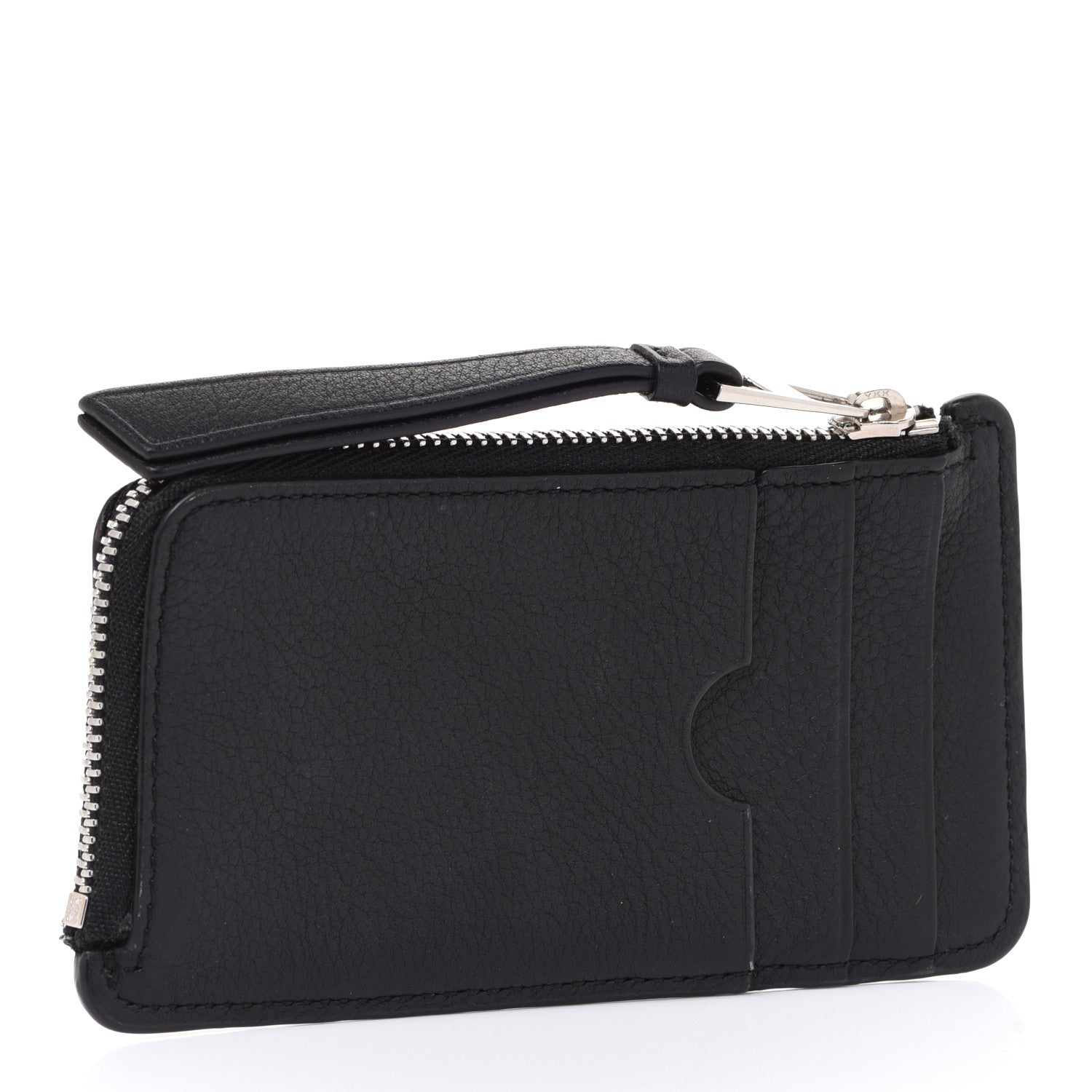 Loewe Calfskin Puzzle Colorblock Coin Card Holder Wild Rose Raspberry 3 of 7