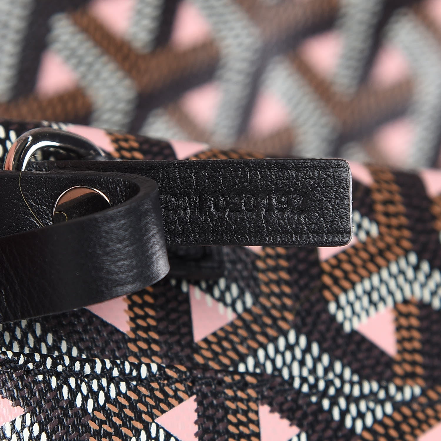 Goyard Goyardine Saint Louis Claire Voie PM Black Rose Pink 7 of 9