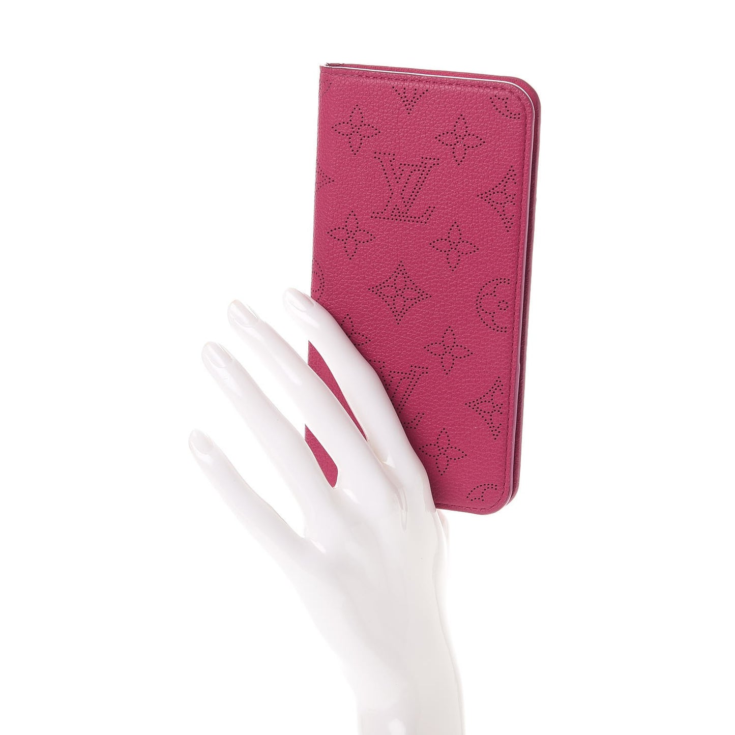 Monogram Cuir iPhone 7/8 Plus Folio Case Fuchsia